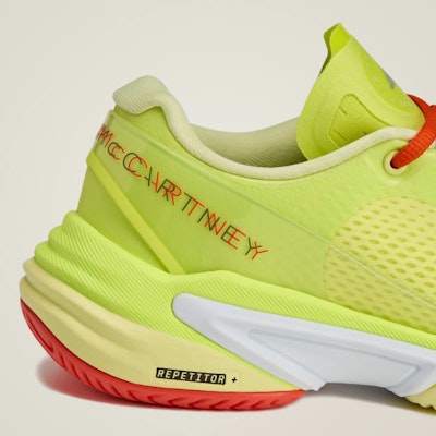 (W) Adidas by Stella McCartney Barricade Bahia Glow/Ice Yellow/Collegiate Orange JR3283 3
