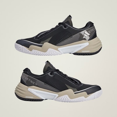(Women) adidas by Stella McCartney Barricade Core Black/Silver Metallic/Almond Milk-Smc JR3287 1
