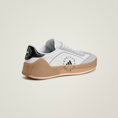 (W) adidas by Stella McCartney Court Boost 'Charcoal Core' Abu-Abu Tua IE8768 Details for (W) adidas by Stella McCartney Court Boost 'Charcoal Core' Abu-Abu Tua IE8768