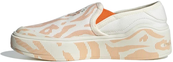 (Women) adidas by Stella McCartney Court Slip-On 'White Orange' IF2186 (Women) adidas by Stella McCartney Court Slip-On 'White Orange' IF2186