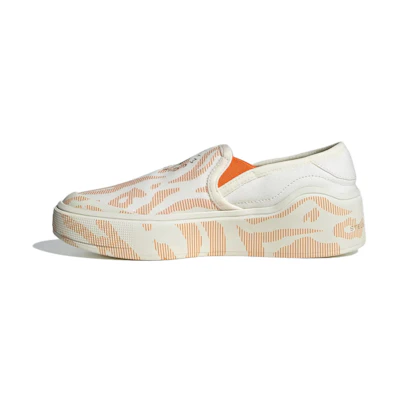 (W) adidas by Stella McCartney Court Slip-On 'White Orange'