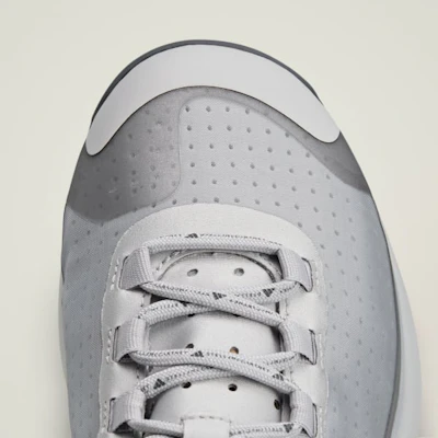 (W) adidas by Stella McCartney DROPSET 4 Kasut Latihan Abu Solid/Onix KJ1047 4