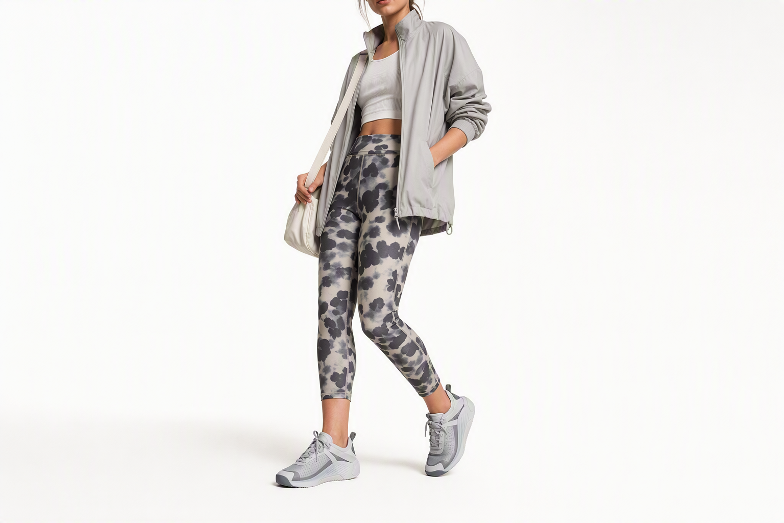 Order (W) adidas by Stella McCartney DROPSET 4 Kasut Latihan Abu Solid/Onix KJ1047