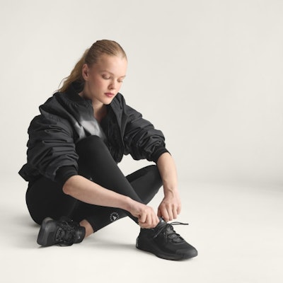 (W) Adidas by Stella McCartney Dropset 4 訓練鞋 雲白/核心黑/核心黑 KJ6182 2