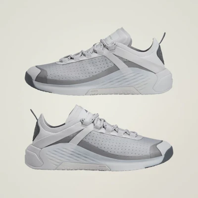 (W) adidas by Stella McCartney DROPSET 4 Kasut Latihan Abu Solid/Onix KJ1047 2