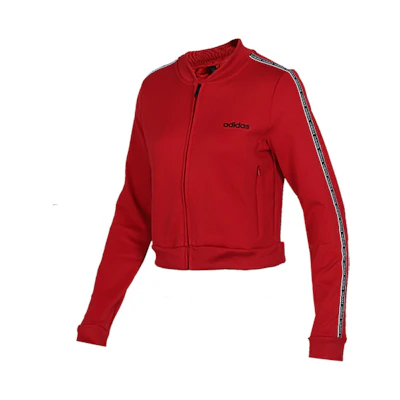 (Women) adidas C90 Track Top Red Jacket with Side Stripe Logo EJ9670