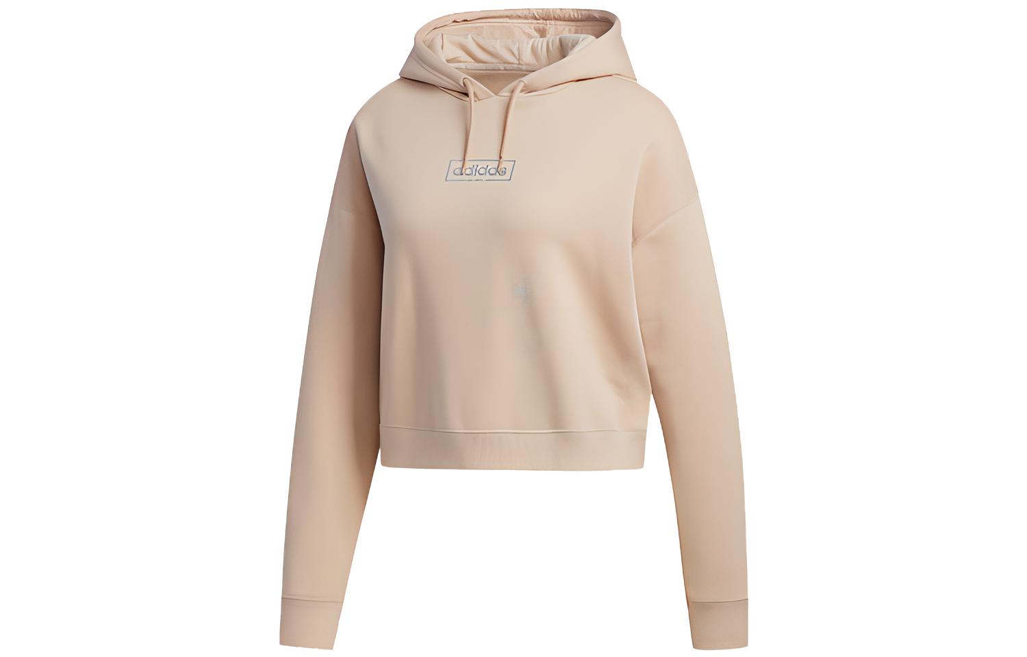 (Women) adidas C+ Fleece Hoodie Casual Pullover - Pearl Pink FP7406
