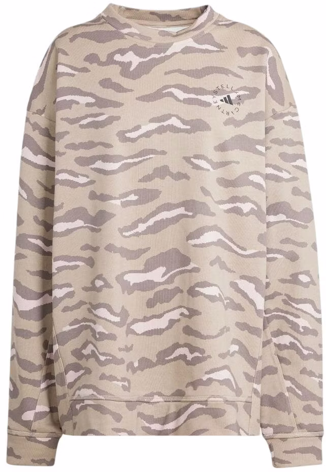 women-adidas-camouflage-crewneck-long-sleeve-sweatshirt-beige-in-3632