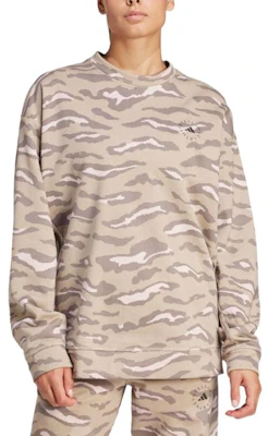 (W) アディダス カモフラージュ クルーネック 長袖 スウェットシャツ ベージュ IN3632 Lookbook (W) アディダス カモフラージュ クルーネック 長袖 スウェットシャツ ベージュ IN3632