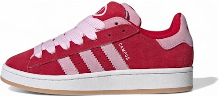 (Women) adidas Campus 00s 'Better Scarlet Clear Pink Gum' JQ5743 (Women) adidas Campus 00s 'Better Scarlet Clear Pink Gum' JQ5743