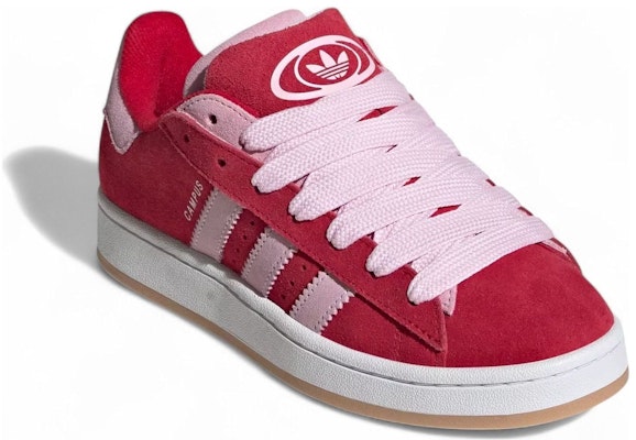 (Women) adidas Campus 00s Double 'Scarlet' JQ5743 Lookbook (Women) adidas Campus 00s Double 'Scarlet' JQ5743