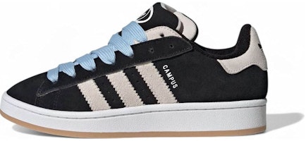 (Women) adidas Campus 00s 'Black Light Blue Gum' JQ5747 (Women) adidas Campus 00s 'Black Light Blue Gum' JQ5747