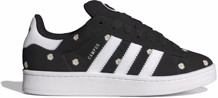 (W) adidas Campus 00s 'Negro Blanco Bordado Floral' IF9640 Order (W) adidas Campus 00s 'Negro Blanco Bordado Floral' IF9640