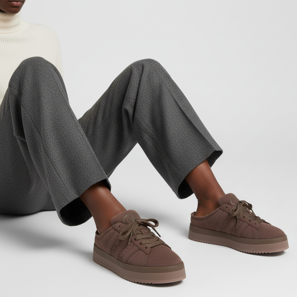 Sizing (W) adidas Campus 00s Winter Low ''Earth Strata'' Coklat Tanah JR3731