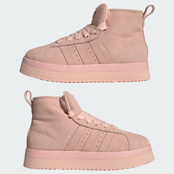 Sizing (W) 아디다스 캠퍼스 00s 윈터 미드컷 스니커즈 블러쉬 핑크/블러쉬 핑크/원더 화이트 IH4232