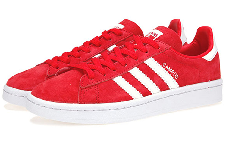 Lookbook adidas originals Campus 白紅 麂皮