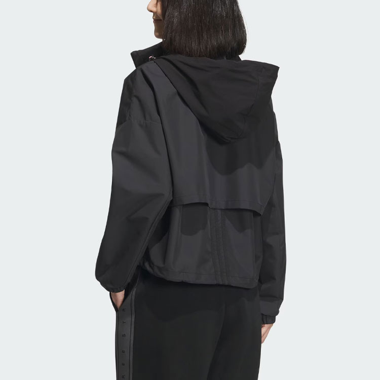 (Women) adidas Casual Black Full-Zip Hoodie Jacket IM8991 圖 4