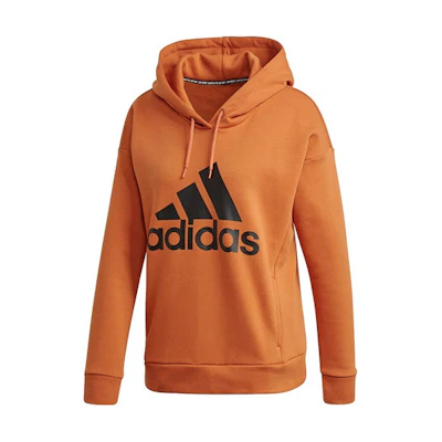 (Women) adidas Casual Pullover Hoodie Khaki Brown FS8999