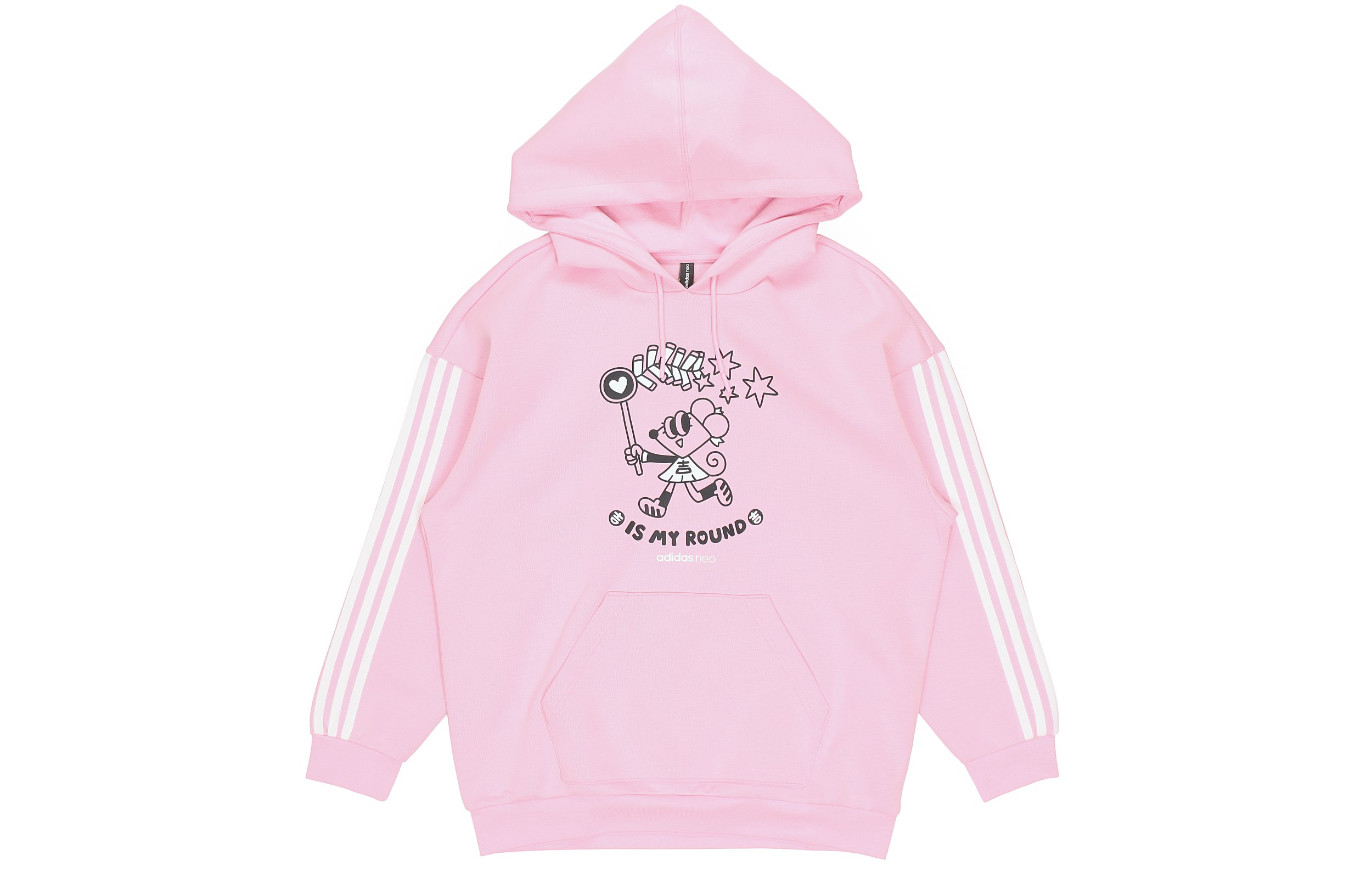 (Women) adidas Casual Pullover Sweatshirt - Pink GF7094