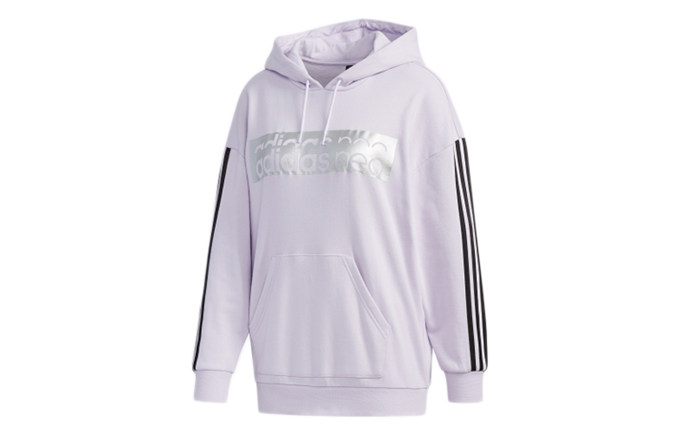 (Women) adidas Casual Pullover Sweatshirt Light Purple FU1057