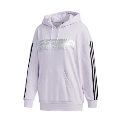 (Women) adidas Casual Pullover Sweatshirt Light Purple FU1057