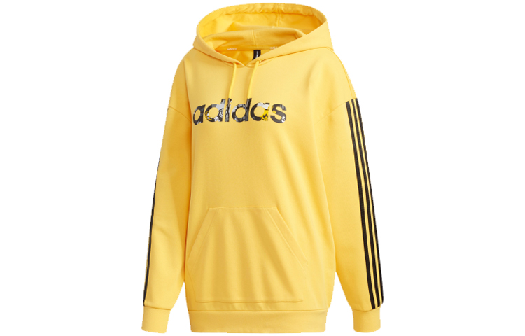 (Women) adidas Casual Pullover Sweatshirt Sunlight Yellow DZ7596