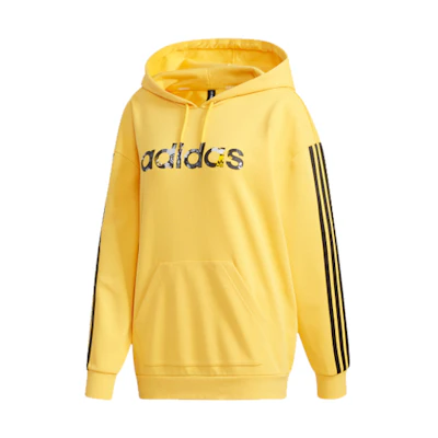 (Women) adidas Casual Pullover Sweatshirt Sunlight Yellow DZ7596