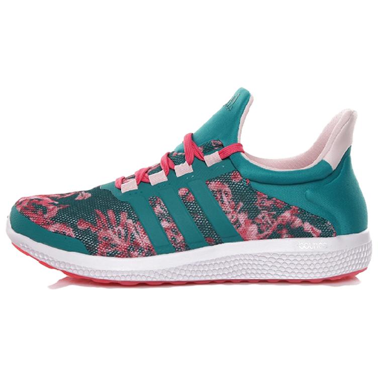 (Women) adidas Casual Running Shoes Blue Pink - Comfortable & Durable Low-Top. S78254
