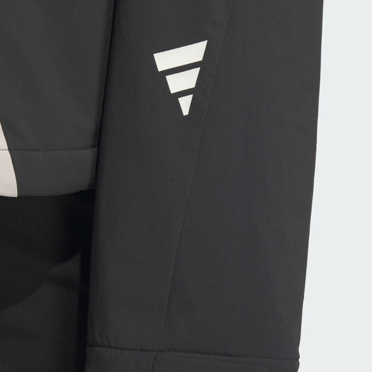 (Women) adidas Casual Sports Zip Jacket Carbon Black/Bright White JY8062 圖 6