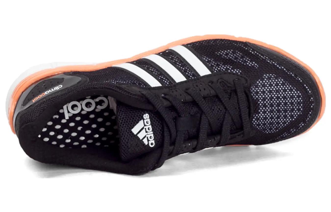 Shop adidas Cc Fresh 潮流舒適透氣輕便 減震防滑耐磨 低筒 跑步鞋 女款 黑橙