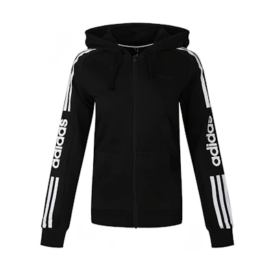(Women) adidas CE 3S ZP Hoodie Black Jacket EI4716