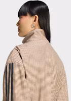 Shop (Women) adidas Check Track Top - Crystalline Linen: Aura Coffee (Asia Size) LE8307