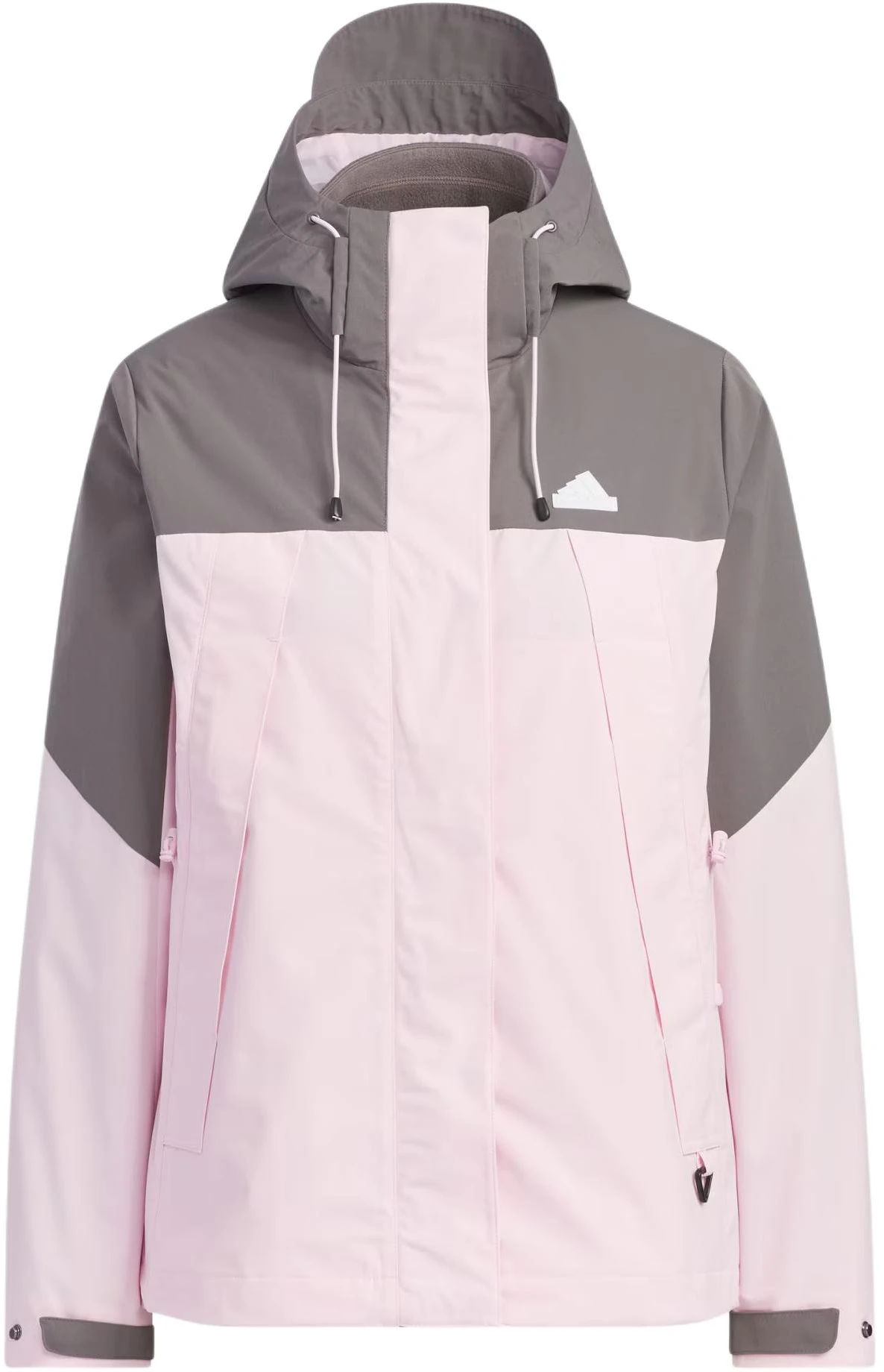 women-adidas-city-escape-3-in-1-fleece-jacket-pink-for-women-je-8588