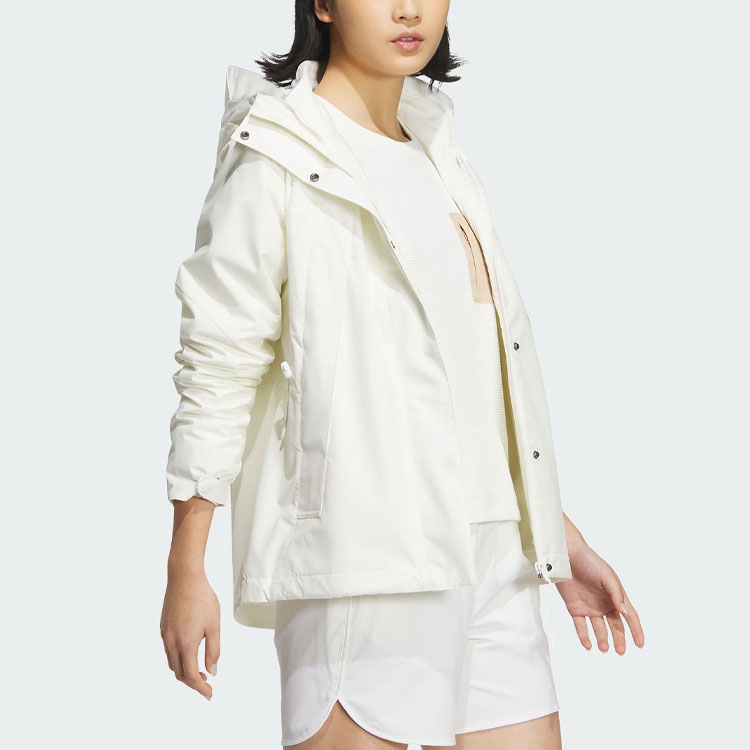(Women) adidas City Escape 3-In-1 Fleece Jacket Womens Hoodie - Han Jade White JF6659 圖 6