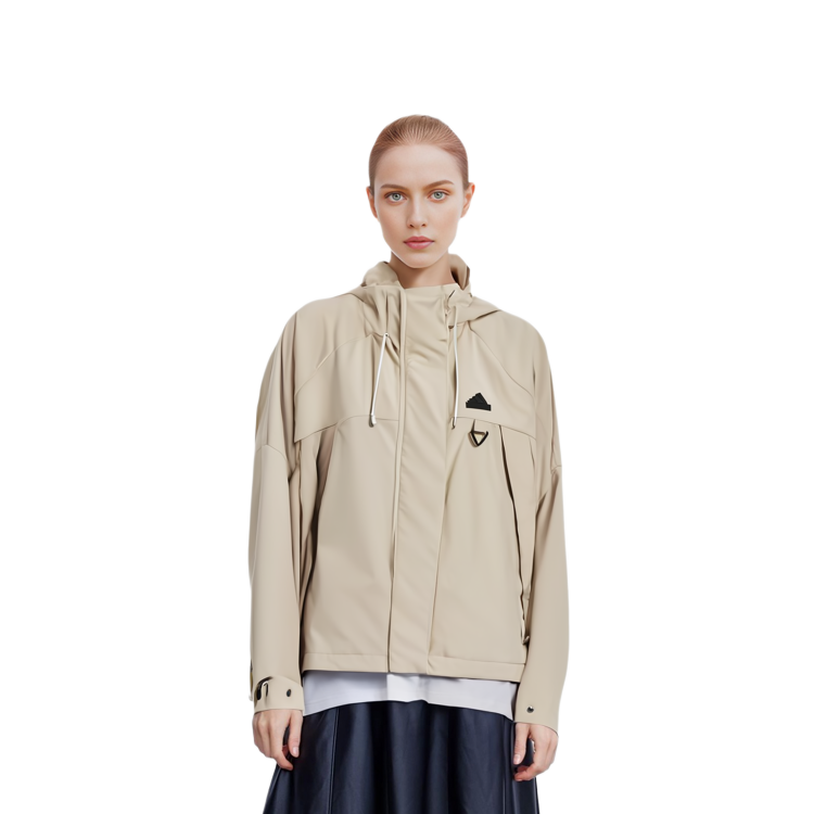 Details for (Women) adidas City Escape Woven Jacket Casual Hooded Coat - Magic Light Brown JE8591