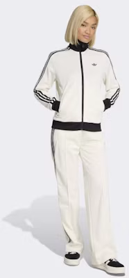 (Women) adidas Classic Track Top - White/Black KD3740 Shop (Women) adidas Classic Track Top - White/Black KD3740