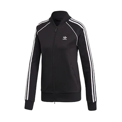 (Women) adidas Classic Tri-Stripe Track Jacket Black FM3288