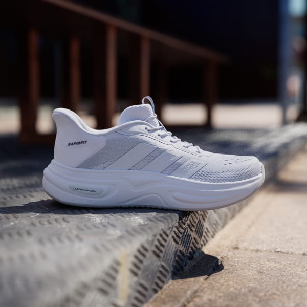 Lookbook (W) adidas Cloudfoam Cushion Rapidfit 白雲灰白/淺灰/雲白 配色款 HP3446