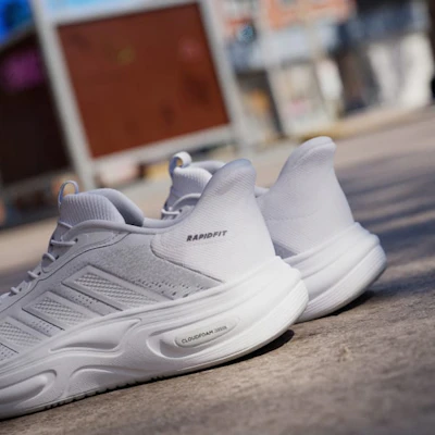 (W) adidas Cloudfoam Cushion Rapidfit 白雲灰白/淺灰/雲白 配色款 HP3446 1