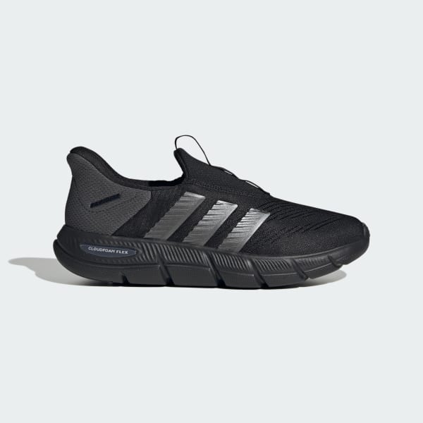(Women) adidas Cloudfoam Flex Lounge Rapidfit Core Black/Iron Metallic/Grey Six HQ4940