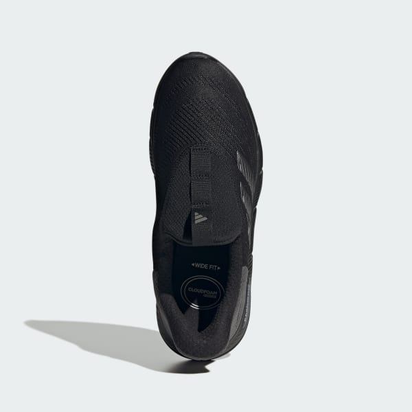 Order (W) adidas Cloudfoam Flex Lounge Rapidfit 黑色/鐵灰金屬/灰六 HQ4940