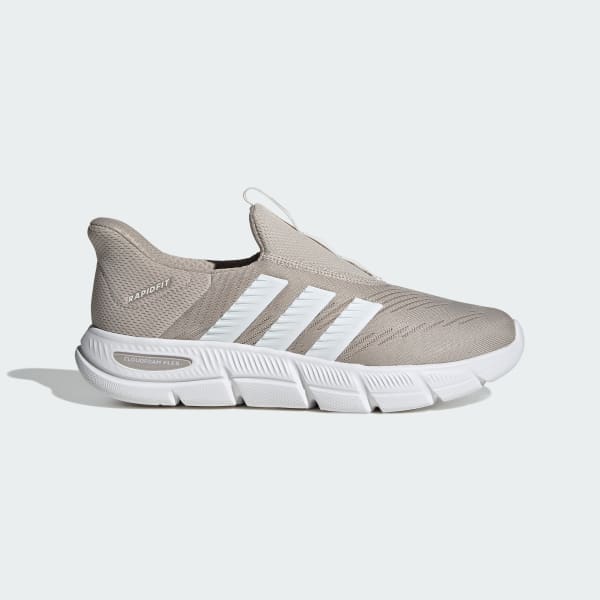 (Women) adidas Cloudfoam Flex Lounge Rapidfit Shoes Wonder Beige/Core White/Wonder Beige JS4884