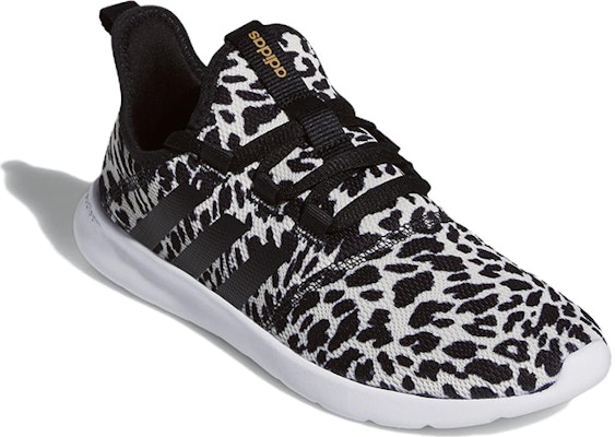 (Women) adidas Cloudfoam Pure 2.0 'Black White Leopard' GW4347 Lookbook (Women) adidas Cloudfoam Pure 2.0 'Black White Leopard' GW4347