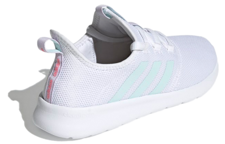 Shop adidas Cloudfoam Pure 2.0 耐磨防滑減震 低筒跑步鞋 女款 白