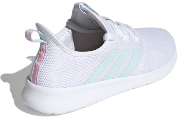 adidas Cloudfoam Pure 2.0 耐磨防滑減震 低筒跑步鞋 女款 白 Shop adidas Cloudfoam Pure 2.0 耐磨防滑減震 低筒跑步鞋 女款 白