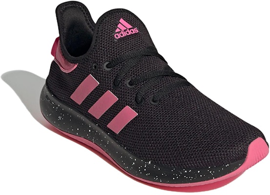 (W) adidas Cloudfoam Pure 'Negro Lucid Rosa' IG7380 Lookbook (W) adidas Cloudfoam Pure 'Negro Lucid Rosa' IG7380