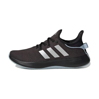 (W) adidas Cloudfoam Pure 'Black Silver Metallic'