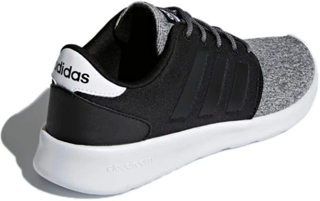 (W) adidas Cloudfoam Qt Racer 'Graphite Hitam' B43764 Shop (W) adidas Cloudfoam Qt Racer 'Graphite Hitam' B43764