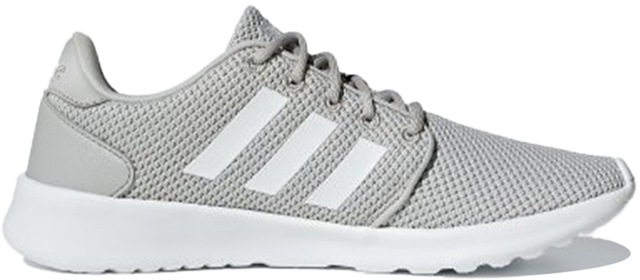 (Women) adidas Cloudfoam QT Racer 'Gray White' F34789 Order (Women) adidas Cloudfoam QT Racer 'Gray White' F34789