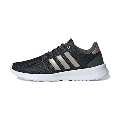 (W) Adidas Cloudfoam Qt Racer Shoes 'Black Brown Metallic'